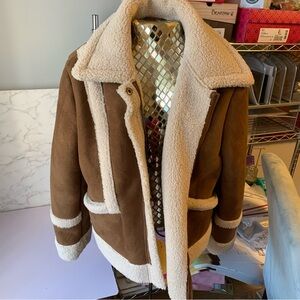 A.N.A Faux Shearling Coat Size: XL - Condition: Excellent (worn once)